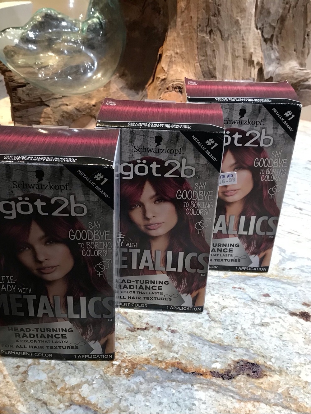Metallics Permanent Hair Color - Deep Burgundy